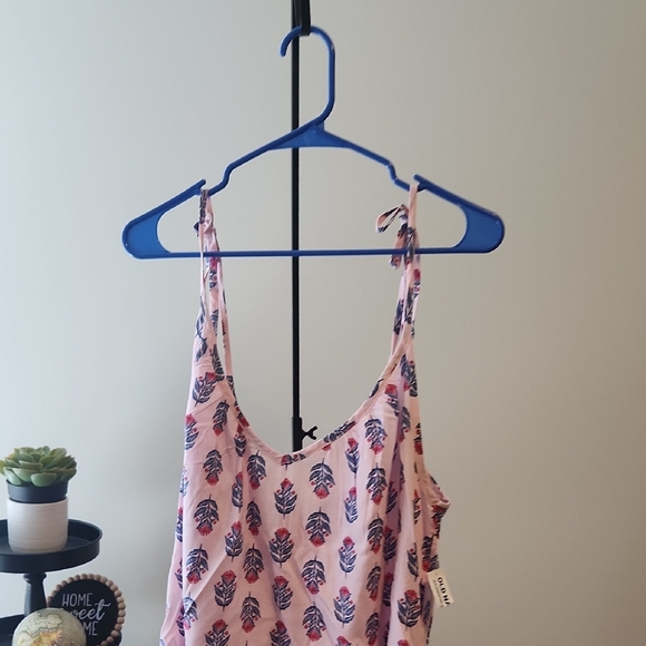 Pink and Blue Patterned DRESS - Picture 2 of 3